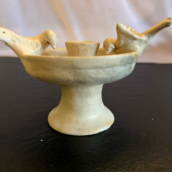 Perfect centerpiece for a table too small birds on a candle stick hand made - Picture 8 of 8